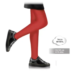 Panty Infantil 40Den Rojo