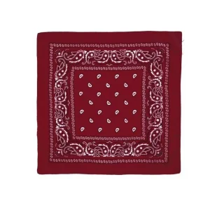 Pañuelo Paisley Granate