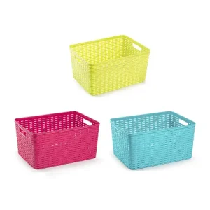 Cesta Plástico Rattan Nº 5 Color