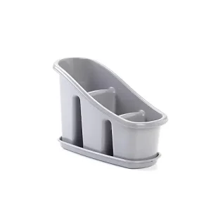 Escurrecubiertos Simple C/ Bandeja Plata