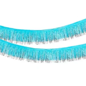 Guirnalda Flecos Azul/Plata