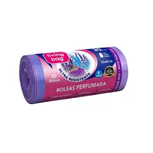 Bolsas de Basura Perfumada Ultra Resistente 30L Lila
