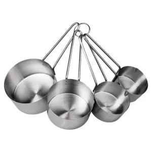 4 Cazos Medidores Inox