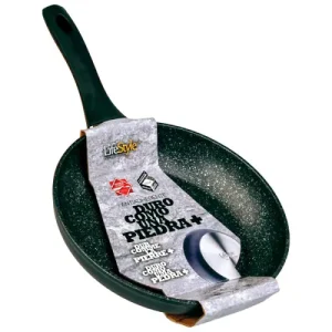 Sartén Aluminio Fondo Liso Piedra