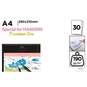 Block de Marker Paper A4 30H 190G