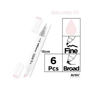 Rotulador Doble Punta Bocetos 131 Skin White