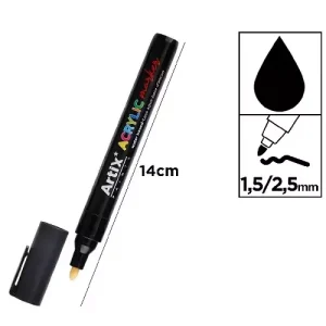 Rotulador Acrílico Negro