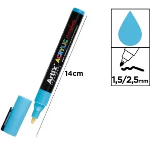 Rotulador Acrílico Azul Cielo