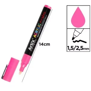 Rotulador Acrílico Rosa