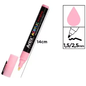 Rotulador Acrílico Rosa Claro