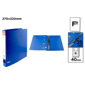 Carpeta 4 Anillas Folio Colores