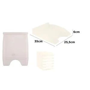 Bandeja Oficina Gris Transparente