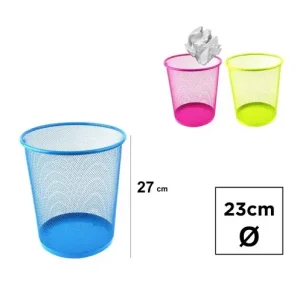 Papelera Rejilla Metálica 27x23cm