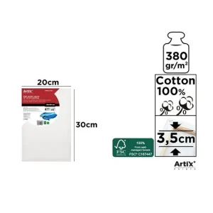 Lienzo para Oleo y Acrílico 3.5cm 20x30cm