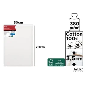 Lienzo para Oleo y Acrílico 3.5cm 50x70cm