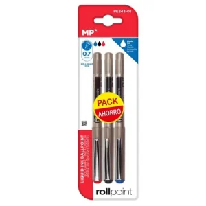 Bolígrafo G7 Tinta Líquida Punta Ball 3pcs