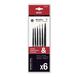 Pincel Corto Profesional Sintético 6U