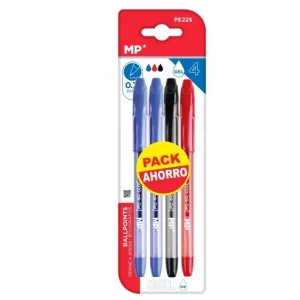 Bolígrafo Tinta Gel Punta 0.7mm 4u