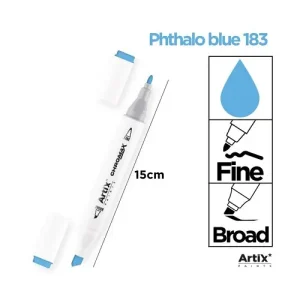 Rotulador Doble Punta Bocetos 183 Phthalo Blue