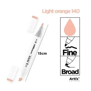 Rotulador Doble Punta Bocetos 140 Light Orange