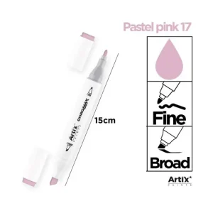 Rotulador Doble Punta Bocetos 17 Pastel Pink