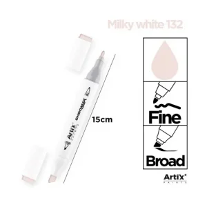 Rotulador Doble Punta Bocetos 132 Milky White