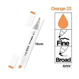 Rotulador Doble Punta Bocetos 23 Orange