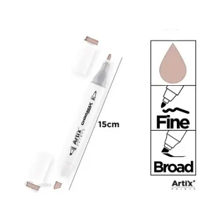 Rotulador Doble Punta Bocetos 25 Salmon Pink