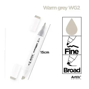 Rotulador Doble Punta Bocetos WG2 Warm Grey