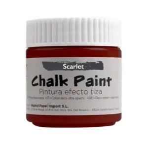 Pintura Efecto Tiza 100ml Scarlet