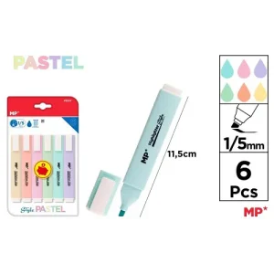 Marcador Pastel 6u