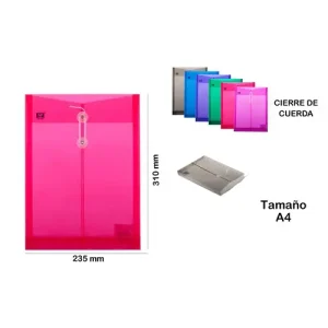 Carpeta Sobre C/Cuerda A4