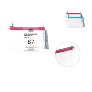 Sobre Transparente EVA Con Cremallera B7