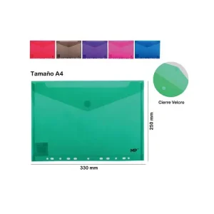 Carpeta Sobre C/Velcro A4