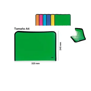 Carpeta Fuelle A4 C/Cremallera
