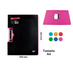 Carpeta C/Pinza Lateral Color A4