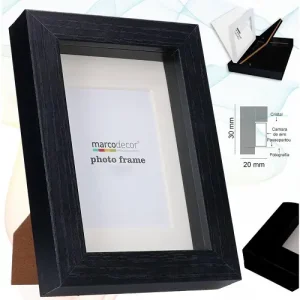 Portafoto DM Negro 20×30