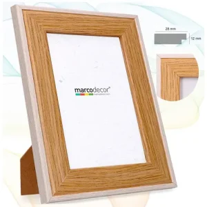 Portafoto DM Madera Filo Blanco 20×25