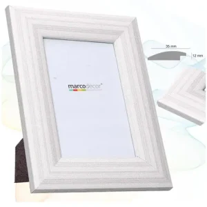 Portafoto DM Rayas Blanco 20×30