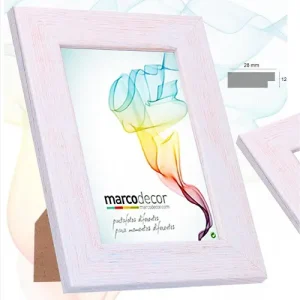 Portafoto DM Blanco Decapado 20×30